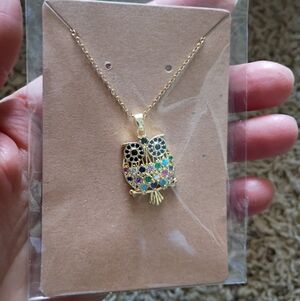 3 /$25 🦉 Owl Golden Necklace 🤩